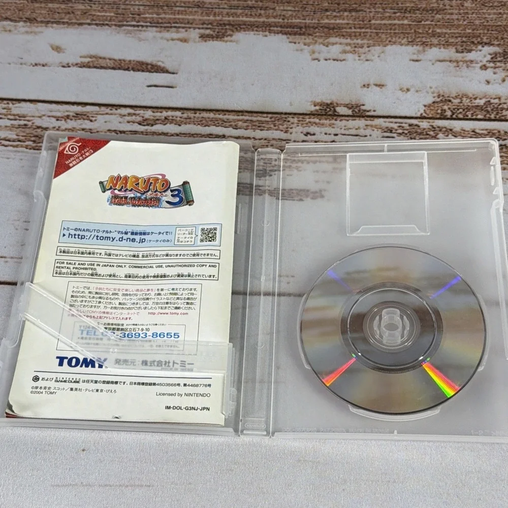 BOXED Naruto Clash of Ninja Gekitou Taisen 1 2 3 4 BUNDLE Set Japanese GameCube